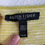 Eileen Fisher  PS Petite Tunic Sweater Top Linen Striped Knit Long Sleeve Shirt Photo 3