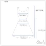 Strut & Bolt  Womens Dress Blue Midi Smocked Ruffle Square Sundress A Line Small Photo 10