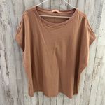 Nuuds Cinnamon Brown 100% Cotton Muscle Tee Tshirt Womens Size XXL Tan Photo 0