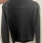 Calvin Klein Black Leather Jacket Photo 8