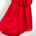 superdown  Emma Halter Romper in Red Size Medium Photo 4
