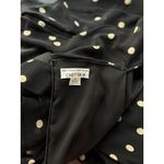 Chetta B Vintage 90s hetta B Maxi Dress Sz 12 100% Silk Polka Dot Black White Sleeveless Photo 6