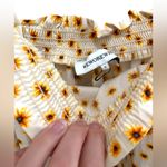 We Wore What Loose Shift Smocked Summer Sun Flower Maxi Smocked Dress Sunflower Photo 4