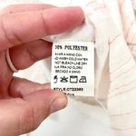 Chicways Ivory Red Stripe Long Sleeve Tie Front Crop Top Size M Size M Photo 4