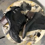 Frye  Stella Short Chelsea Black Leather Boot Photo 10