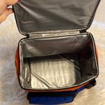 THERMOS Lunch Bag pretty big orange and Blue color BNWOT long 13” wide 12” Photo 11