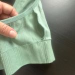 PINK - Victoria's Secret Ribbed Green Halter Style Bra Bralette Size Medium Photo 8