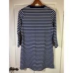 Lands' End Swim Cover Dress Blue Striped‎ XS 2 Photo 3