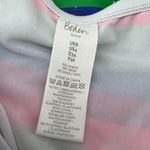 Boden Bandeau One Piece Swim Suit Colorful Stripe Womens Size 4 Photo 2