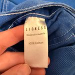 LIONESS EUC Blue Miami Vice Cargo Jeans with Frayed Hem Photo 6