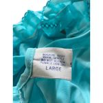 Ruffle Nightie Dress Blue Size L Vintage Size L Photo 2