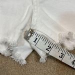Denim & Co Denim Co. White Jean Shorts Raw Hem Summer 100% Cotton Women Size 0 Photo 5