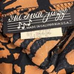 All that jazz Vintage Abstract Animal Print Midi Dress 70s 80s Tiger Cheetah S Photo 6