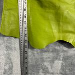 Diesel Vintage Y2K  Leather Green Chartreuse Vest Style Top Photo 5