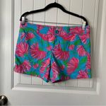 Lilly Pulitzer  Addie shorts‎ size 6 blue chasing tail fish Photo 0
