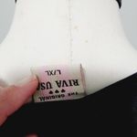 Riva USA black cropped racerback compression tank size large/xl Photo 5