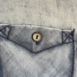 BDG Urban Outfitters Nelly Plaid Women’s Button-Down Faded Blue Wash Shirt XS Photo 4