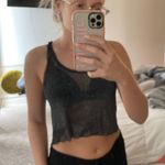 ZARA See Through Black Top Photo 0