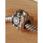 Pandora Oxy Crown Bead Charm Clear CZ in Sterling Silver 925, 790221CZ Photo 1
