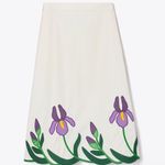 Tory Burch NWT  IRIS EMBROIDERED SKIRT. Size 8 Photo 5