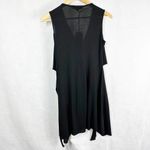 All Saints Jayda Jersey Tunic Soft Knit Dress Size Small Black Photo 1