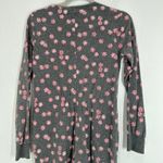 Jane and Bleeker XS Gray Peppermint Candy Print One Piece Pajama‎ Jumpsuit Photo 3