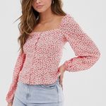 ASOS Floral Square Neck Blouse Photo 0