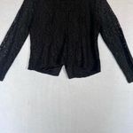 Mossimo Women’s Black Lace Bomber Moto Bikercore Jacket Grunge Whimsigoth Witchy Size L Photo 8