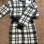 Kindred Plaid Knitted Skirt Set Photo 0