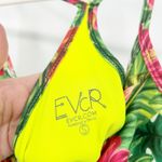 EVCR Womens‎ Tropical Floral Built In Shorts Athletic Active Tank Dress Size S Green Photo 3