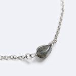 ZARA ❗️NWT  MIXED STONE BRACELET Silver Gray Stone Charm Bracelet Photo 1