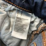 American Eagle Womens Low Rise Distressed Midi Shortie Jean Shorts Dark Wash 00 Photo 4