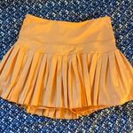 Hinge Orange Gold  Tennis Skirt Photo 0