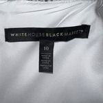 White House | Black Market  Sleeveless Tweed Mix A-Line Dress Fringe‎ Hem NWOT 10 Photo 8