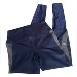 Alo Yoga Blue black and Gray Leggings Moisture-Wicking Comfort Photo 0