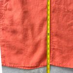 Tommy Bahama  Coral Linen Smocked Neck Sleeveless Midi Dress S/P Photo 7