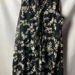 Lane Bryant WO SIZE 20 SHEER OVERLAY LINED DRESS FLORAL DESIGN BACK TIE CLEAN Photo 6