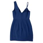 NBD  x REVOLVE Adios Navy Blue Indigo Asymmetrical Sheath Mini Dress Size XS Photo 8