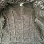 Cache Vintage black jacket coat faux suede with fur on the collar/sleeve medium Photo 7