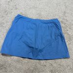 Lands' End Lands’ End Tummy Control Keyhole High Neck Tankini 14DD & Skirt Tropical Blue 14 Photo 8