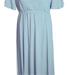 Show Me Your Mumu  Emily Empire Maxi Dress L Silver Sage NWT Formal Photo 7