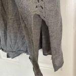 Free People Gray Sweater Wool Alpaca Lightweight Dolman Cut Out Size Extra Small Photo 5