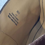 Bisou Bisou  BROWN LEATHER POINT TOE HEELED MULES GUM SOLE Boho Western SIZE 10 Photo 1