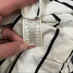 Cupcakes and Cashmere Size S Salcano Top Cropped Boxy White Black Striped Boxy Photo 3