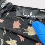 Lulu's Robertson Black Floral Print Wide Photo 6