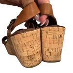 Kork-Ease MYRNA PLATFORM BROWN TAN LEATHER SANDAL 7 38 Photo 5