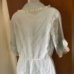 50s Bridgerton blue midi dress Size M Photo 4