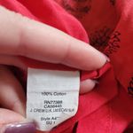 Madewell  Red Floral Medallion Printed Cotton Skirt Photo 7