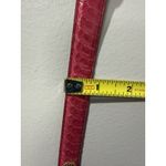 L&B LB Belt Company Pink Genuine Snake Leather Golf Belt Sz M 38" Concho Stud Gold Photo 8