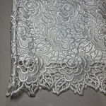 MM Couture  Miss Me White Strapless Lace Mini Dress‎ Medium Wedding Cocktail Photo 6